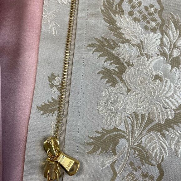 Danielle Rollins Women’s Size XS 100% Silk Bell Sleeve Blouse Top Zip Snap $850 - Picture 8 of 10